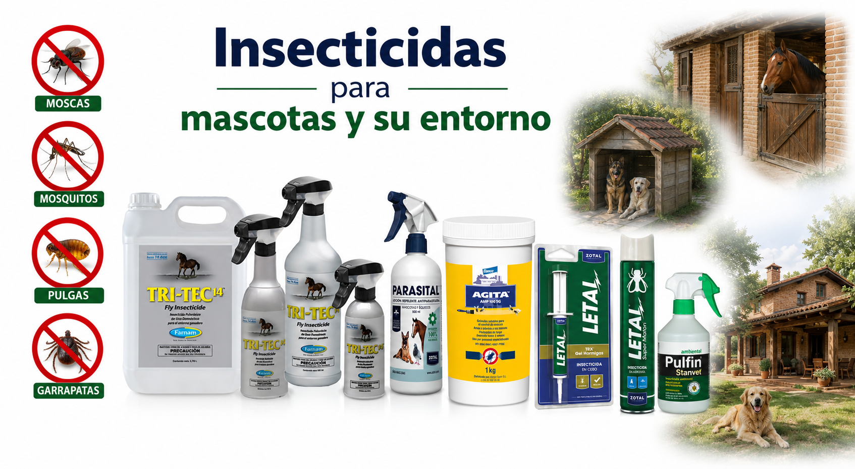 INSECTICIDAS LOCALES Y MASCOTAS